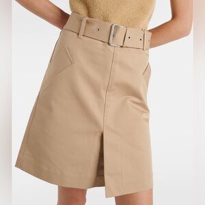 Toteme Belted cotton mini skirt size 34/XS